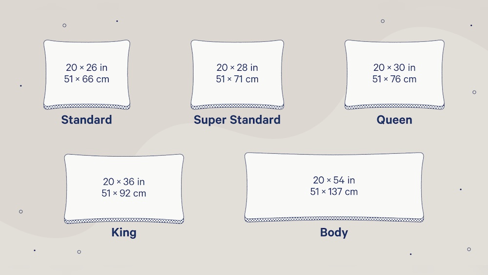 King Vs Queen Pillow Size